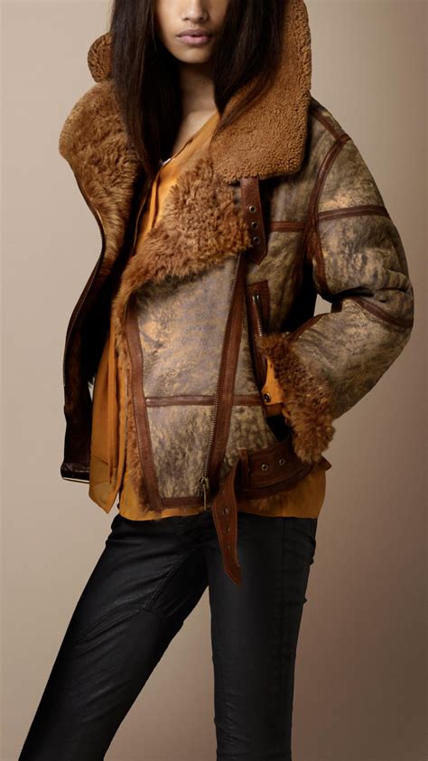 burberry shearling aviator jacket womens|Outerwear Aviator Jackets 2024 .